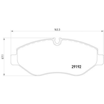 2021 Mercedes-Benz Metris Disc Brake Pad Front Hella Pagid 355005521 image 4 of 4