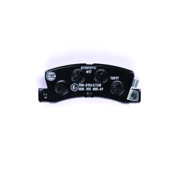 1989 Toyota Cressida Disc Brake Pad Rear Hella Pagid 355005691 image 3 of 3