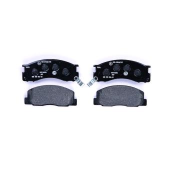 1995 Toyota Previa Disc Brake Pad Front Hella Pagid 355006451 image 2 of 3