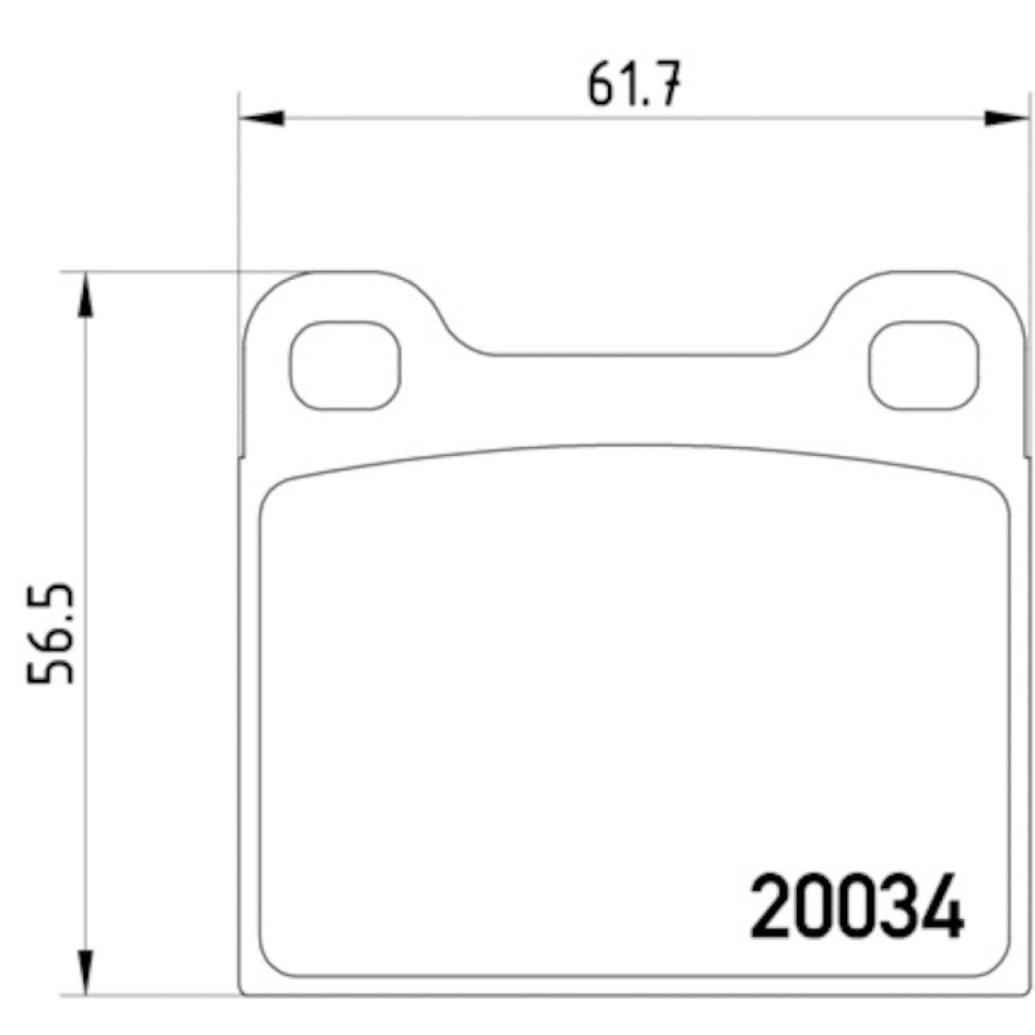 Hella Pagid 355007021 - Disc Brake Pad Hella Pagid 355007021 Disc Brake Pad product image 4 of 4