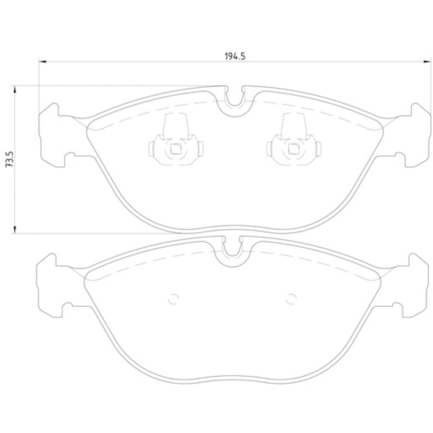 Hella Pagid 355008261 - Disc Brake Pad Hella Pagid 355008261 Disc Brake Pad product image 4 of 4