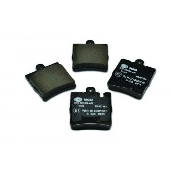 2008 Mercedes-Benz CLK350 Disc Brake Pad Rear Hella Pagid 355008451 image 2 of 4