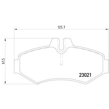 2016 Mercedes-Benz G550 Disc Brake Pad Rear Hella Pagid 355008651 image 4 of 4