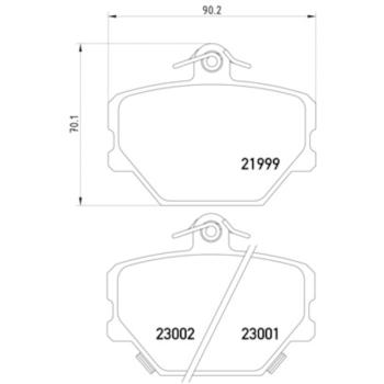 2008 Smart Fortwo Disc Brake Pad Front Hella Pagid 355008721 image 4 of 4