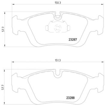 1999 BMW Z3 Disc Brake Pad Front Hella Pagid 355008741 image 4 of 4