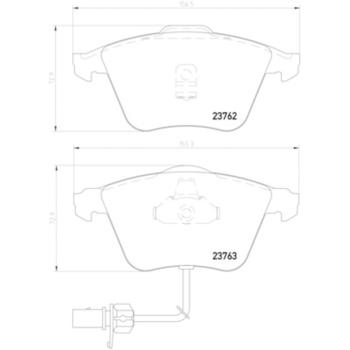 2003 Audi Allroad Quattro Disc Brake Pad Front Hella Pagid 355009141 image 4 of 4