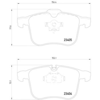 2007 Saab 9-3 Disc Brake Pad Front Hella Pagid 355009431 image 4 of 4