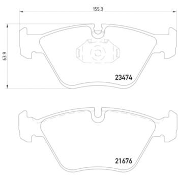 Hella Pagid 355009651 Disc Brake Pad product image 4 of 4