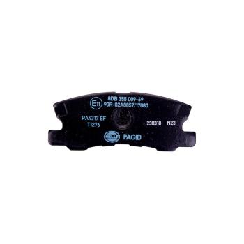 2010 Mitsubishi Lancer Disc Brake Pad Rear Hella Pagid 355009691 image 2 of 4