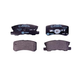 2010 Mitsubishi Lancer Disc Brake Pad Rear Hella Pagid 355009691 image 3 of 4