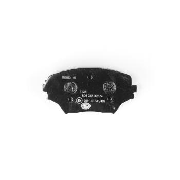 2001 Toyota RAV4 Disc Brake Pad Front Hella Pagid 355009741 image 1 of 3