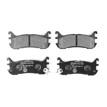 1994 Mazda Miata Disc Brake Pad Rear Hella Pagid 355009911 image 2 of 3