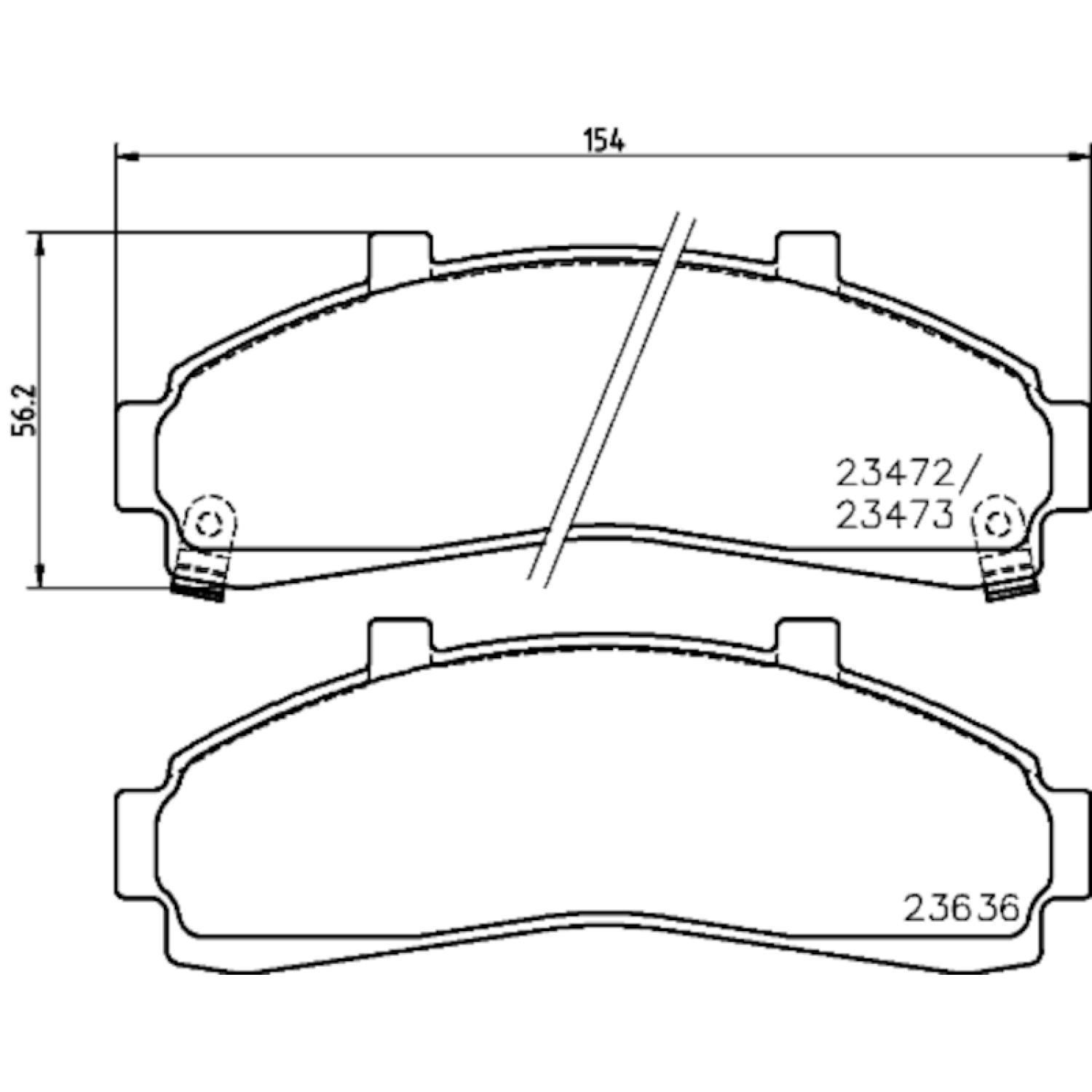 Hella Pagid 355009941 - Disc Brake Pad Hella Pagid 355009941 Disc Brake Pad product image 3 of 4