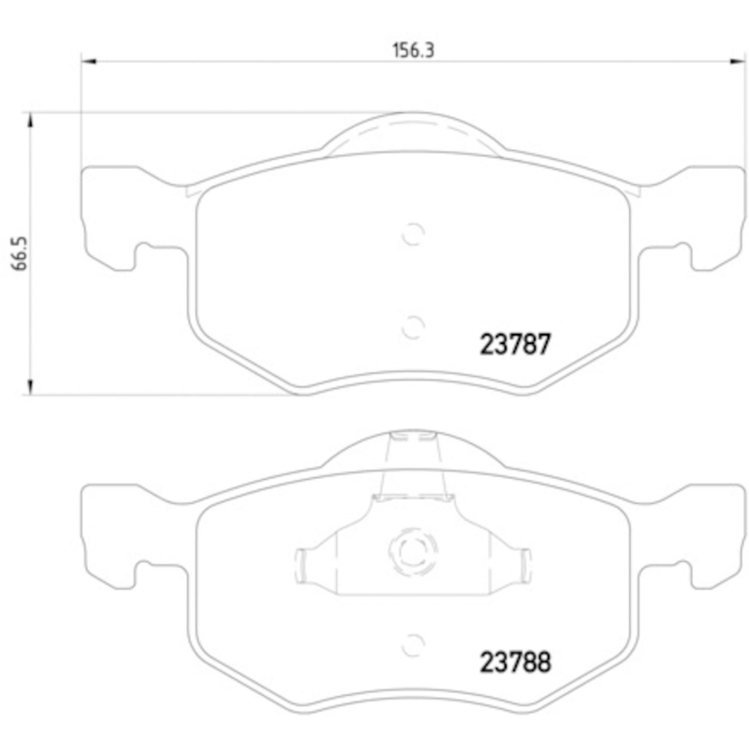 Hella Pagid 355010141 - Disc Brake Pad Hella Pagid 355010141 Disc Brake Pad product image 2 of 2