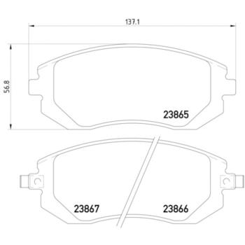 Hella Pagid 355010211 - Disc Brake Pad Hella Pagid 355010211 Disc Brake Pad product image 4 of 4