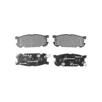 2002 Mazda Miata Disc Brake Pad Rear Hella Pagid 355010271 image 2 of 3