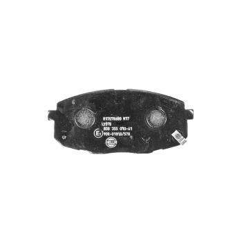 2019 Hyundai Kona Disc Brake Pad Front Hella Pagid 355010611 image 1 of 3