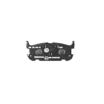 2002 Mazda Miata Disc Brake Pad Rear Hella Pagid 355010931 image 1 of 3