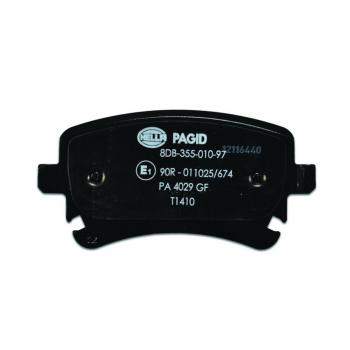 2008 Audi S8 Disc Brake Pad Rear Hella Pagid 355010971 image 1 of 4