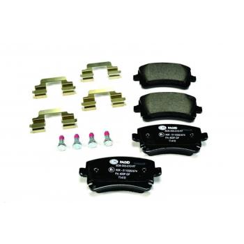 2008 Audi S8 Disc Brake Pad Rear Hella Pagid 355010971 image 2 of 4