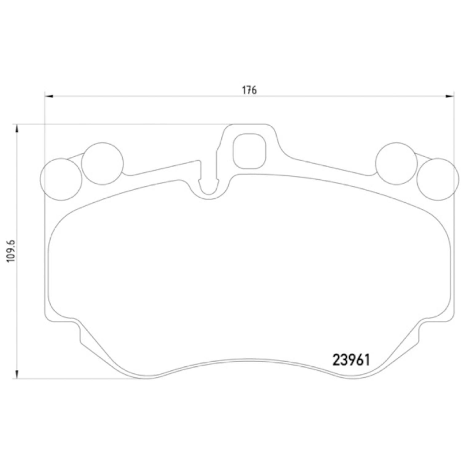 Hella Pagid 355011011 - Disc Brake Pad Hella Pagid 355011011 Disc Brake Pad product image 4 of 4