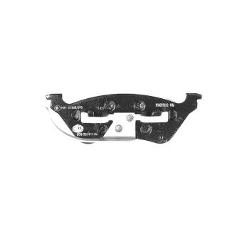 2006 Dodge Caravan Disc Brake Pad Rear Hella Pagid 355011061 image 1 of 3