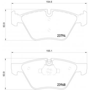 Hella Pagid 355011321 Disc Brake Pad product image 1 of 1