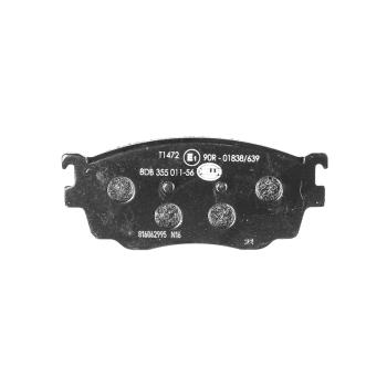 1998 Mazda 626 Disc Brake Pad Front Hella Pagid 355011561 image 1 of 3