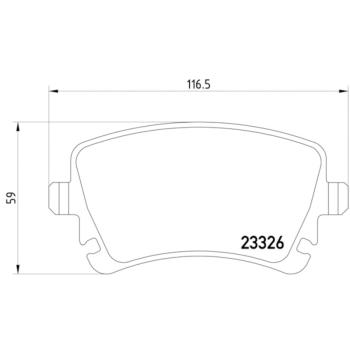 Hella Pagid 355011641 Disc Brake Pad product image 4 of 4