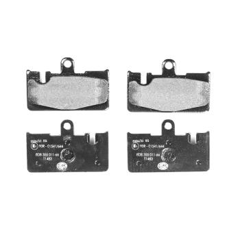 2001 Lexus LS430 Disc Brake Pad Rear Hella Pagid 355011661 image 2 of 3