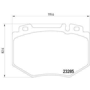 2002 Mercedes-Benz S500 Disc Brake Pad Front Hella Pagid 355011831 image 4 of 4