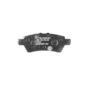 2007 Nissan Xterra Disc Brake Pad Rear Hella Pagid 355012081 image 1 of 3