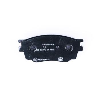 2012 Suzuki Grand Vitara Disc Brake Pad Front Hella Pagid 355012091 image 1 of 3