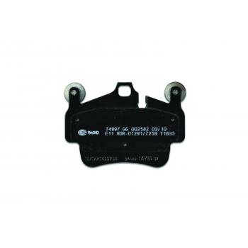 2008 Porsche 911 Disc Brake Pad Front Hella Pagid 355012721 image 1 of 4