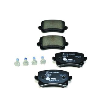 2013 Volkswagen CC Disc Brake Pad Rear Hella Pagid 355013331 image 2 of 4
