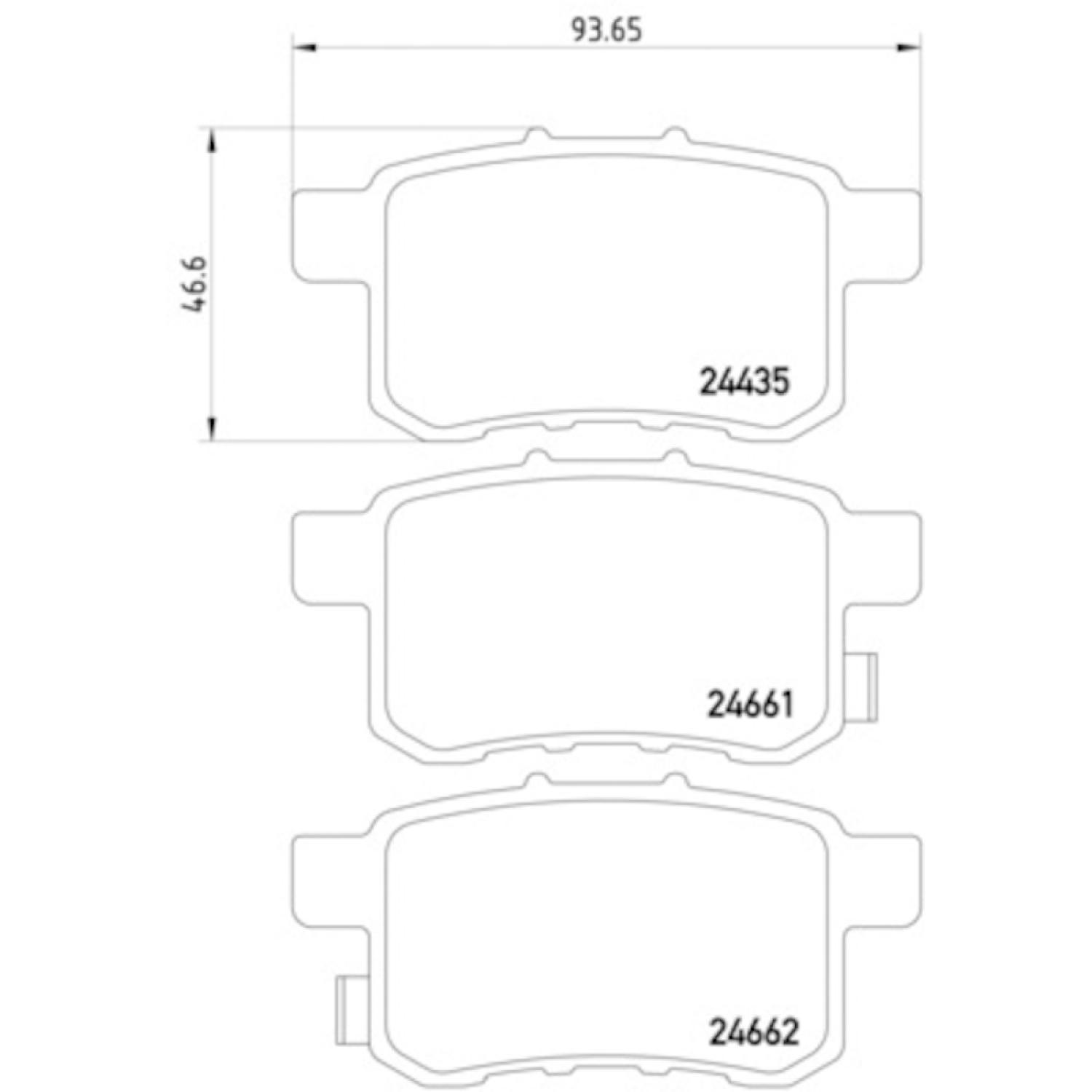 Hella Pagid 355013631 - Disc Brake Pad Hella Pagid 355013631 Disc Brake Pad product image 2 of 2