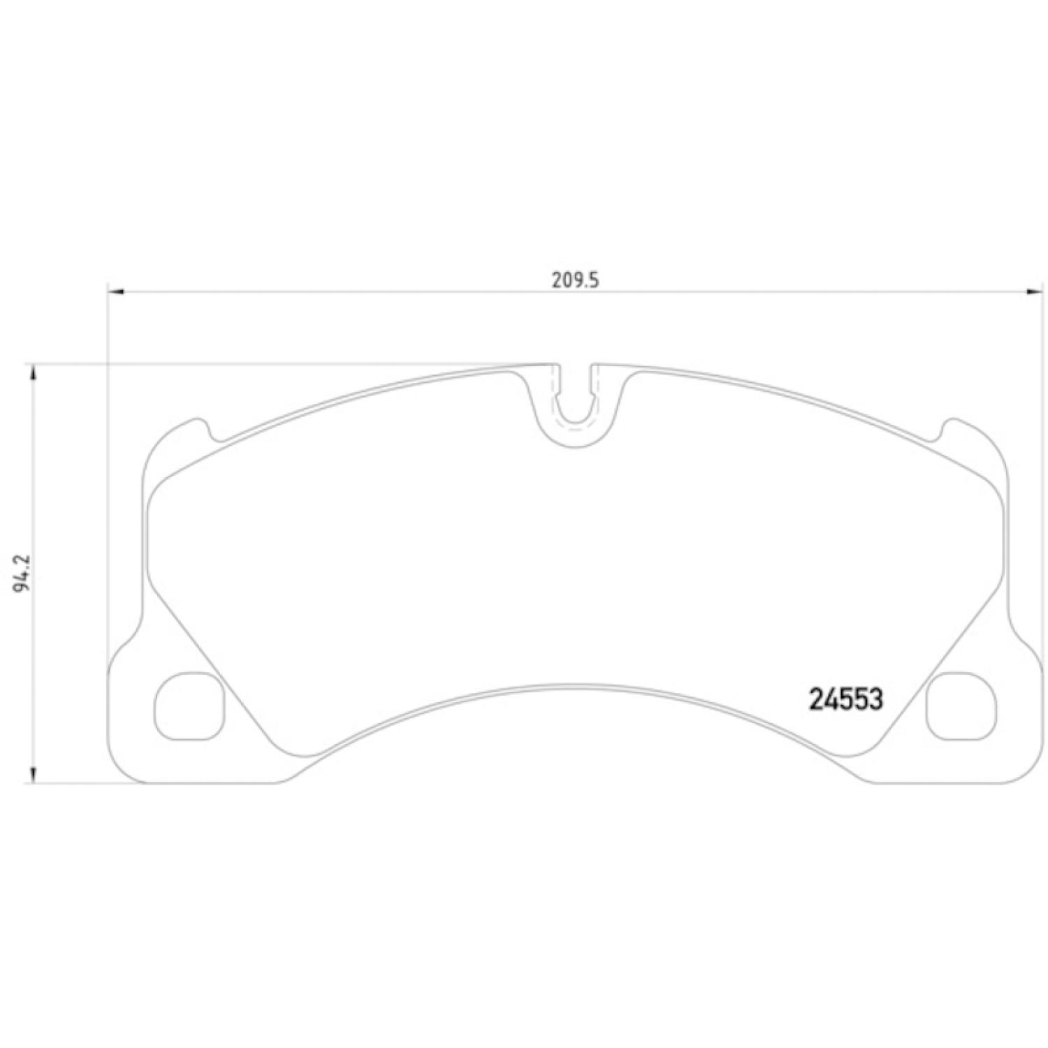 Hella Pagid 355014151 Disc Brake Pad product image 4 of 4