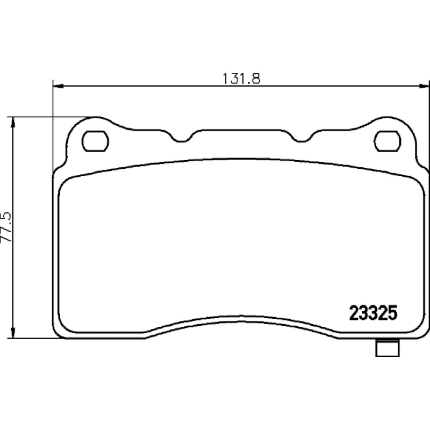 Hella Pagid 355014451 - Disc Brake Pad Hella Pagid 355014451 Disc Brake Pad product image 3 of 4
