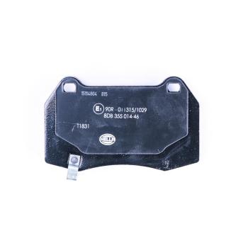 2008 Cadillac STS Disc Brake Pad Rear Hella Pagid 355014461 image 1 of 3