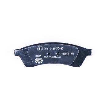 2004 Suzuki Verona Disc Brake Pad Rear Hella Pagid 355014491 image 1 of 3