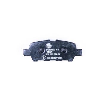 2016 Infiniti QX60 Disc Brake Pad Rear Hella Pagid 355014561 image 1 of 3