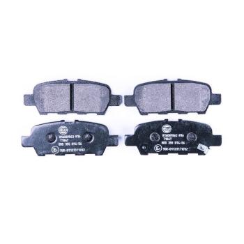 2016 Infiniti QX60 Disc Brake Pad Rear Hella Pagid 355014561 image 2 of 3