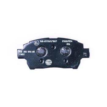 2014 Scion iQ Disc Brake Pad Front Hella Pagid 355014601 image 1 of 3