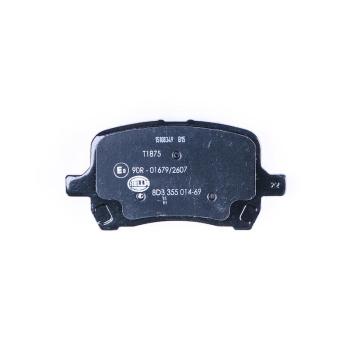 2008 Saturn Aura Disc Brake Pad Front Hella Pagid 355014691 image 1 of 3