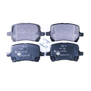 2008 Saturn Aura Disc Brake Pad Front Hella Pagid 355014691 image 2 of 3
