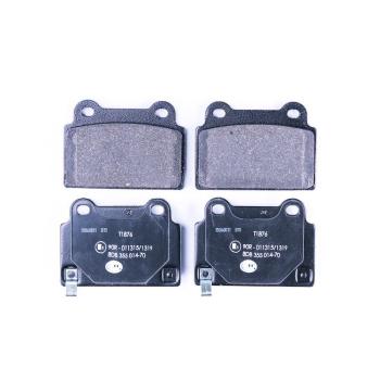 2010 Mitsubishi Lancer Disc Brake Pad Rear Hella Pagid 355014701 image 2 of 3