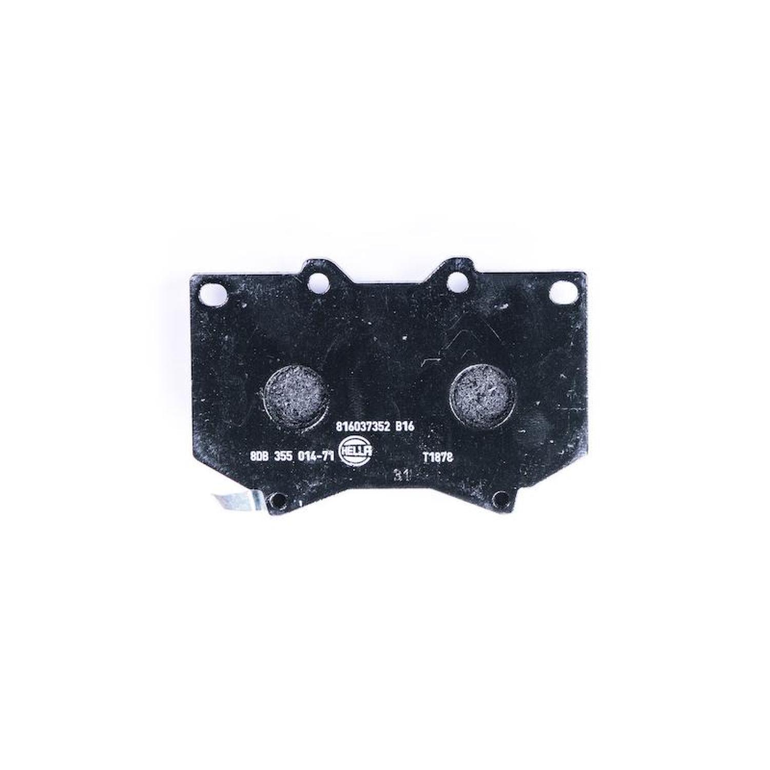 Hella Pagid 355014711 Disc Brake Pad product image 1 of 3