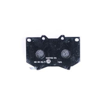2001 Toyota Sequoia Disc Brake Pad Front Hella Pagid 355014711 image 1 of 3