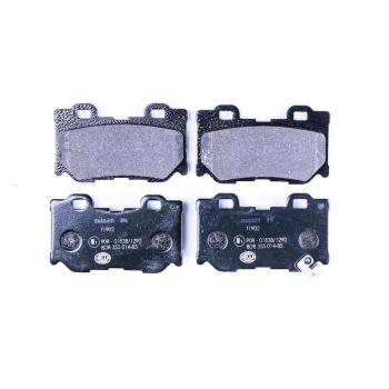 2010 Infiniti FX50 Disc Brake Pad Rear Hella Pagid 355014851 image 2 of 3