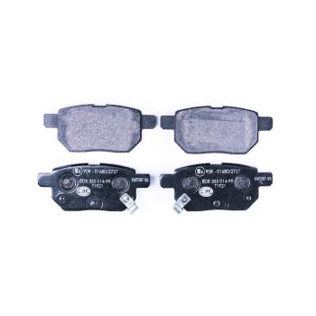 2018 Toyota Corolla iM Disc Brake Pad Rear Hella Pagid 355014991 image 2 of 3